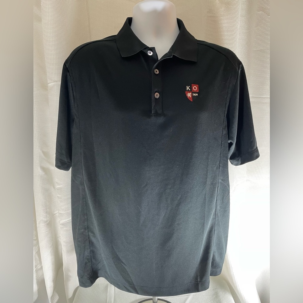 Nike golf dry fit polo shirt, black color